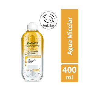 AGUA MICELAR BIFASICA GARNIER FRASCO 400 ML