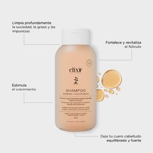 SHAMPOO ELIXIR GINSENG+NIACINAMIDA POTE 500 ML