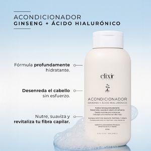 ACONDICIONADOR ELIXIR GINSENG+HIALURONICO POTE 500 ML
