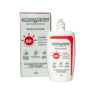 PROTECTOR SOLAR FLUIDO KOSMADERM SPF 50+ FRASCO 50 ML