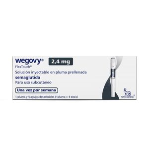WEGOVY (CF)(RG)  2,4 MG/DOSIS SOLUCION INYECTABLE CAJA 3 ML