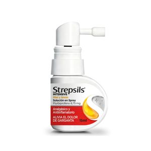STREPSILS INTENSIVE MIEL-LIMON SOLUCION SPRAY 15 ML