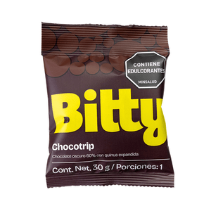 SNACK BITTY CHOCOTRIP 60% CHOCOLATE OSCURO BOLSA 30 G