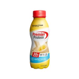 PREMIER BATIDO PROTEINA BANANAS & CREAM FRASCO 340 ML