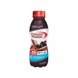 PREMIER BATIDO PROTEINA COOKIES & CREAM FRASCO 340 ML