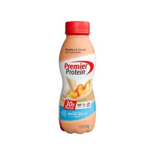 PREMIER BATIDO PROTEINA PEACHES & CREAM FRASCO 340 ML