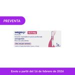 WEGOVY 0,5 MG DOSIS SOLUCION INYECTABLE CAJA 1.5 ML