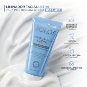 SOLOR ULTRA LIMPIADOR FACIAL EMULSION TUBO 200 ML