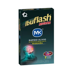 IBUFLASH MIGRAÑA CAPSULAS 400MG/250MG/65MG