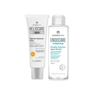 KIT HELIOCARE PIGMENT 50ML+ GRATIS ENDOCARE HYDRACTIVE AGUA MICELAR 100 ML