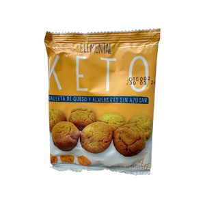 GALLETA ELEMENTAL KETO QUESO NATURAL BOLSA 24 G