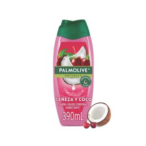 JABON LIQUIDO PALMOLIVE CEREZA Y COCO FRASCO 390 ML