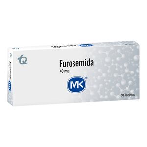 FUROSEMIDA MK TABLETA 40 MG CAJA X 30 UNDS