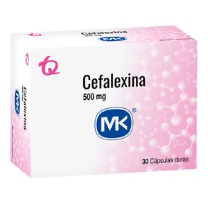 CEFALEXINA MK CAPSULA DURA 500 MG CAJA X 30 UNDS