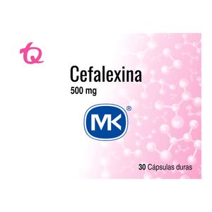 CEFALEXINA MK CAPSULA DURA 500 MG CAJA X 30 UNDS