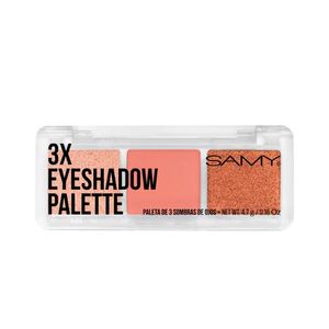 PALETA SOMBRAS SAMY X3 # 08 TEA ROOM CAJA 4.7 G
