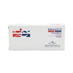 BALANCORT (DEXAMETASONA) TABLETAS 0.75 MG CAJA X 20 UNDS