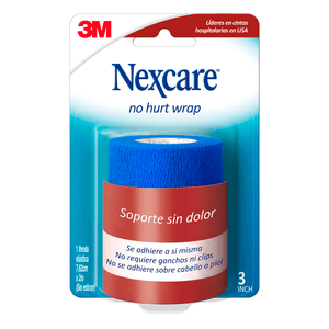 VENDA AUTOADHERENTE 3M NEXCARE AZUL BLISTER 7.62 CM X 2M