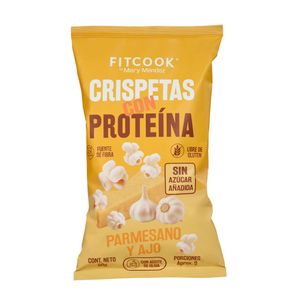 FITCOOK CRISPETAS PARMESANO Y AJO BOLSA 50 G