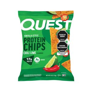 QUEST TORTILLA CHIPS CHILE LIMON BOLSA 32 G