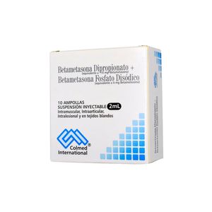BETAMETASONA FOSFATO+DIPROP AMPOLLAS