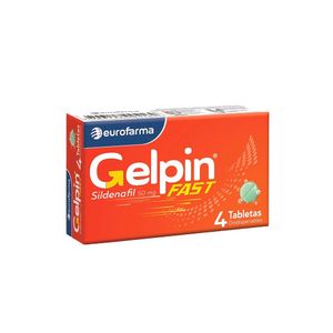 GELPIN FAST (SILDENAFIL) TABLETAS 50 MG