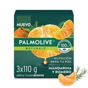JABON PALMOLIVE MANDARINA Y ROMERO BARRA 3X110G