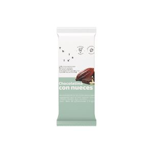 CHOCOLATINA THIS IS 60% CON NUECES BARRA 40 G