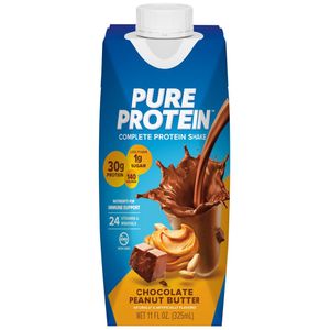 MALTEADA PURE PROTEIN CHOCOLATE PEANUT BUTTER TETRAPACK 325 ML