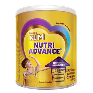 KLIM NUTRIADVANCE POLVO LATA 360 G