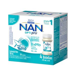 NAN OPTIPRO RTF LIQUIDO BOTELLA 4X70ML