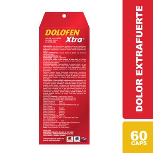 DOLOFEN XTRA CAPSULA BLANDA UNIGEL 250/400/65 MG
