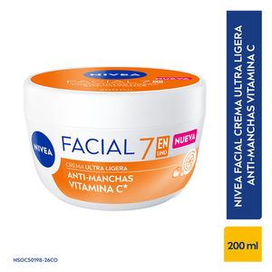 CREMA FACIAL HIDRATANTE NIVEA VITAC ANTI-MANCHAS POTE 200 ML