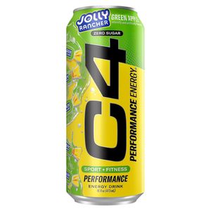 C4 PERFORMANCE JOLLY RANCHER GREEN APPLE LATA 473 ML
