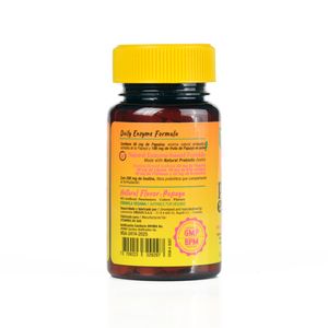 PAPAYA ENZYME GOOD NATURAL T. MASTICABLES FRASCO X 100 UNDS