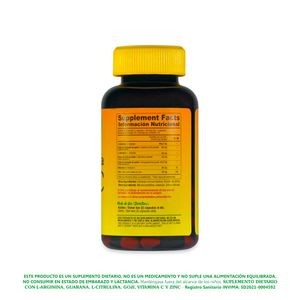 L.ARG,VIT.C,ZINC GOOD NATURAL CAPSULA DURA FRASCO X 90 UNDS