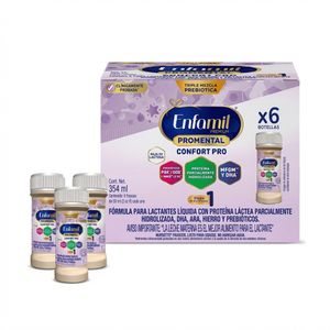 FORMULA LIQUIDA INFANTIL ENFAMIL CONFORT PREMIUM FRASCO X 6 UNDS