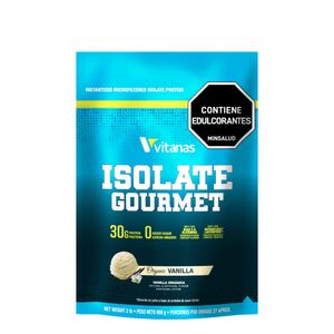 PROTEINA ISOLATE VITANAS GOURMET POLVO VAINILLA BOLSA 908 G