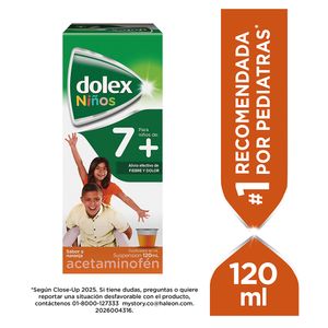 DOLEX NINOS 7+ JARABE FRASCO 120 ML