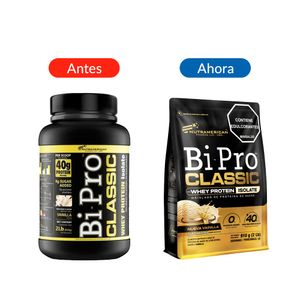 BIPRO CLASSIC NUTRAMERICAN PROTEINA VAINILLA BOLSA 910 G